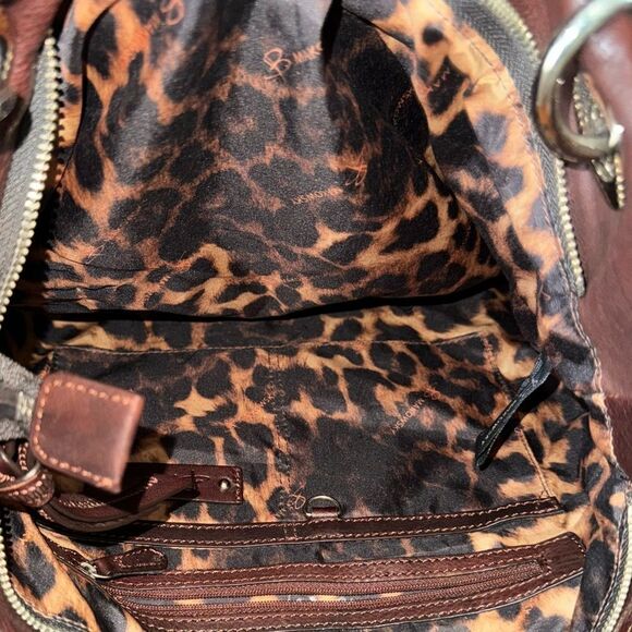 B Makowsky sable brown butter soft leather sable bag - Picture 4 of 11